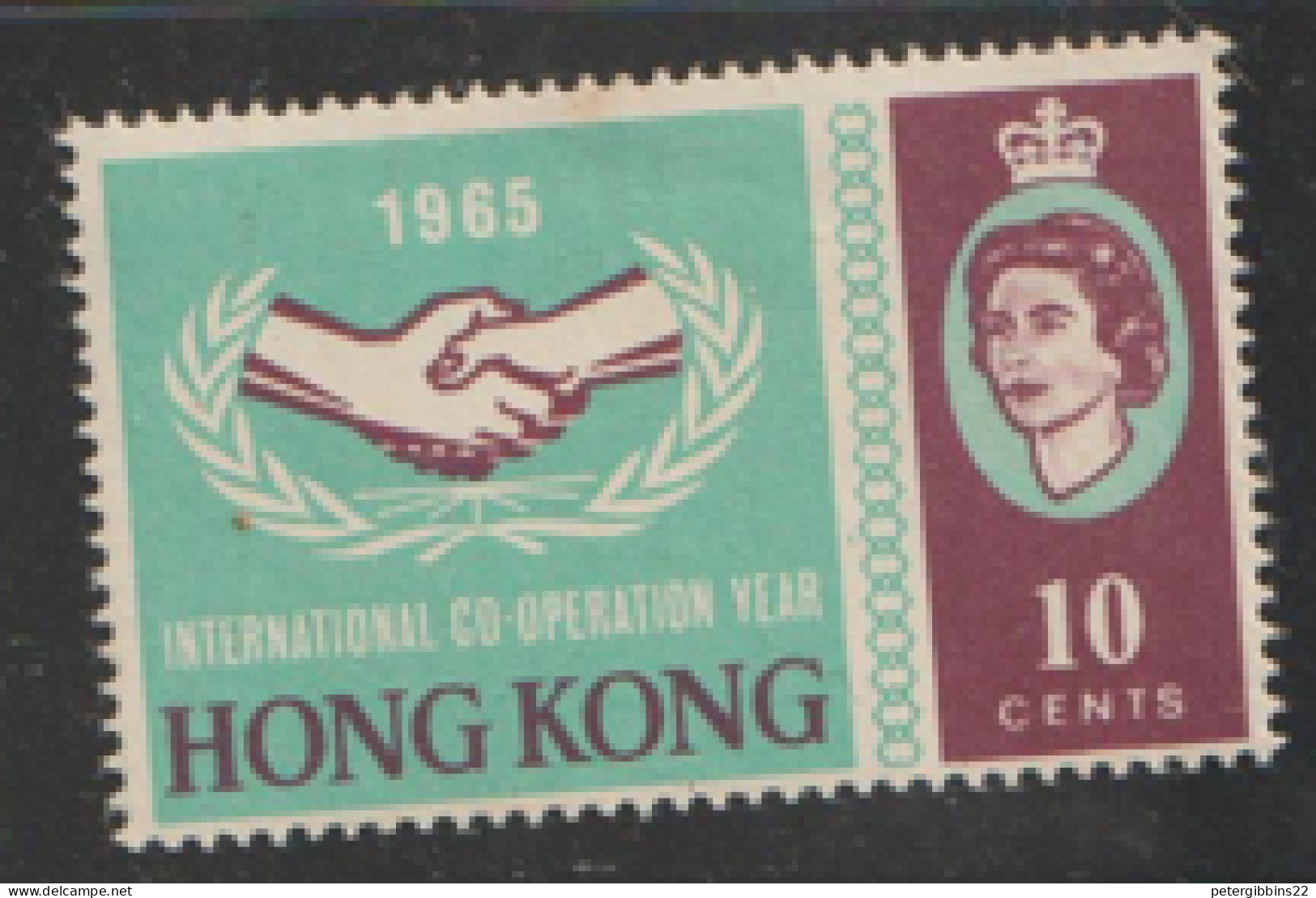 Hong Kong  1965  SG  216  10c   I C Y   Mounted Mint - Nuovi