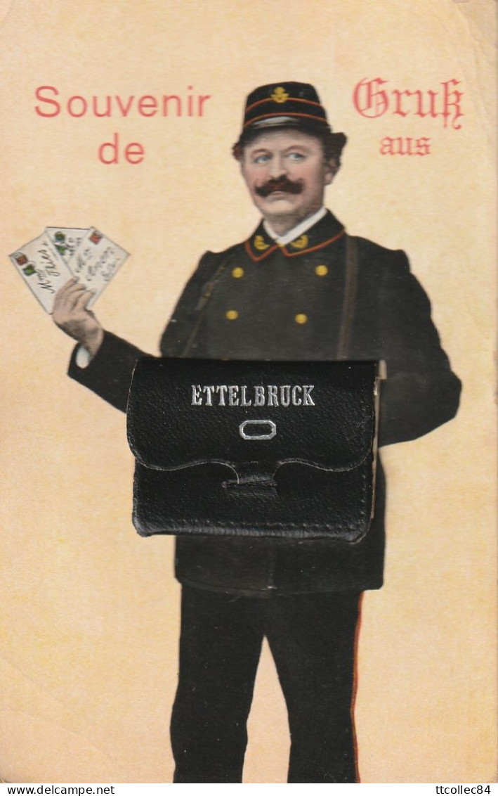 Carte à Système-LUXEMBOURG-ETTELBRUCK-Souvenir De...-Gruss Aus... - Ettelbruck