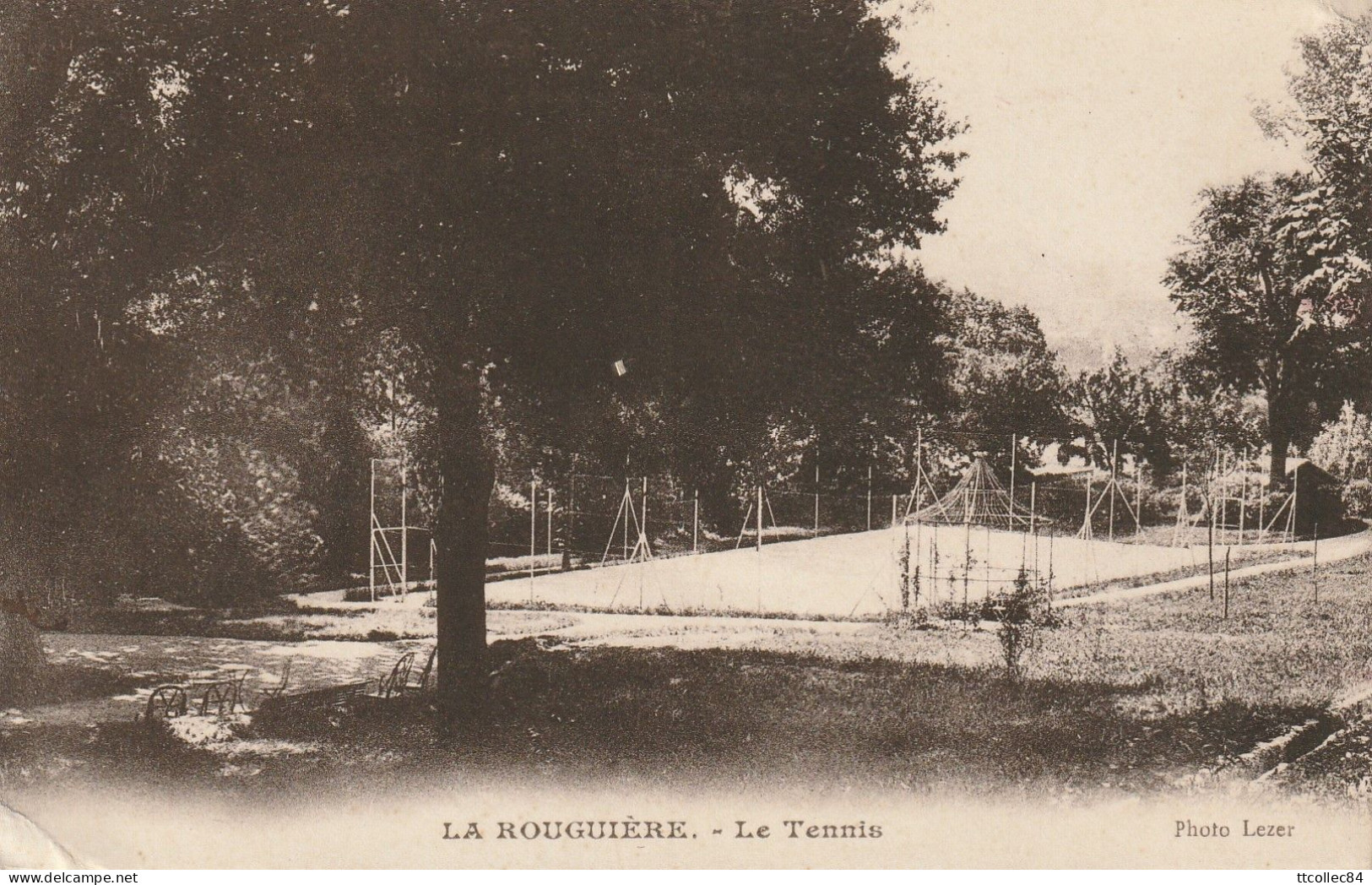 CPA-13-MARSEILLE-ST MARCEL-La Rouguière-Sanatorium-Tennis - Saint Marcel, La Barasse, St Menet