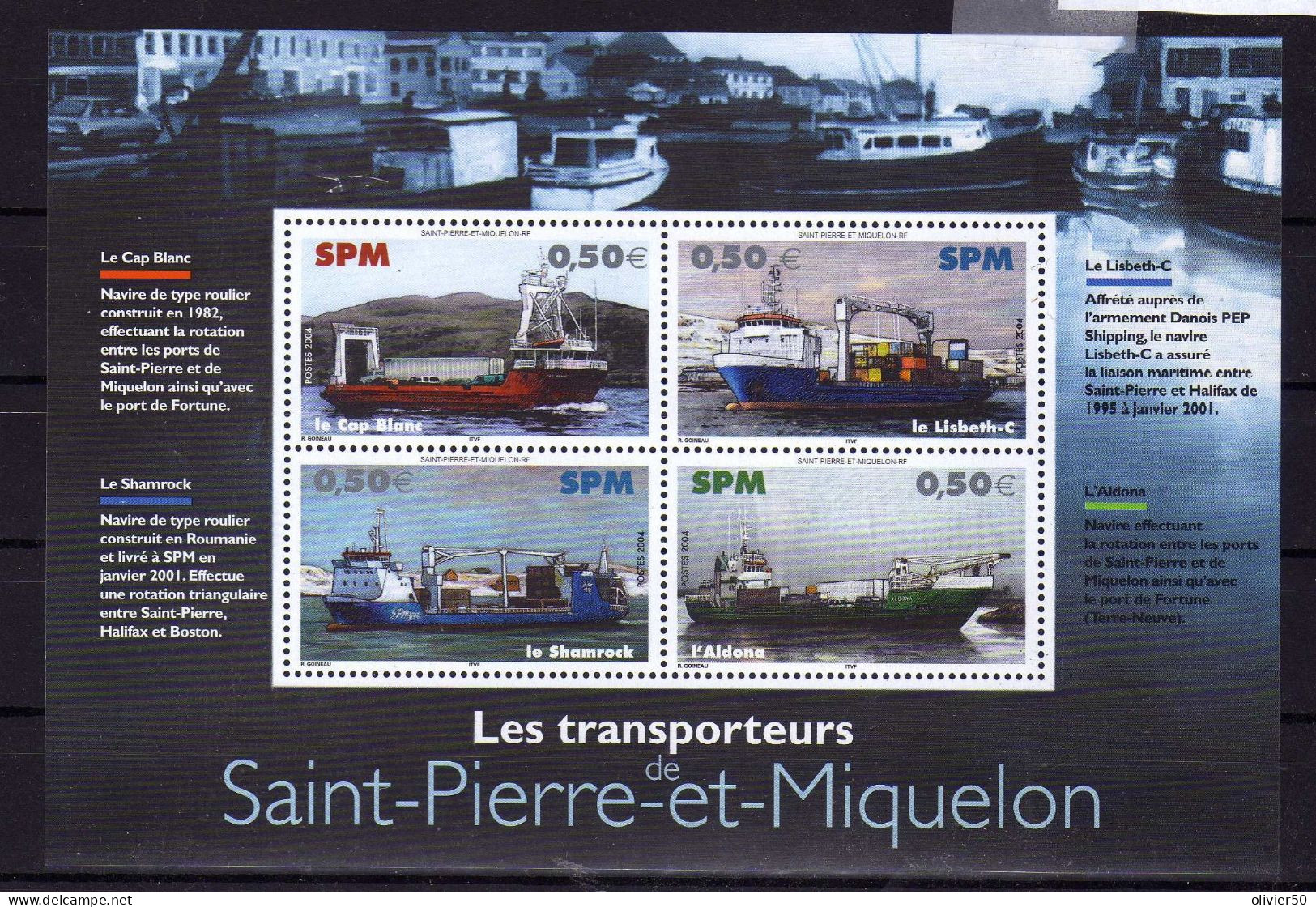 SPM 2007 - - BfF  Bateaux Transporteurs De Passagers - Neuf** - MNH - Hojas Y Bloques