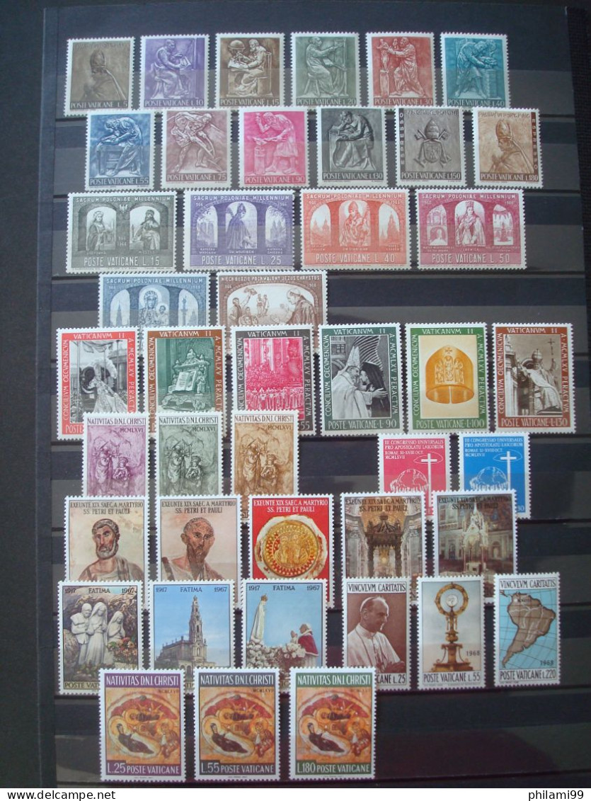 VATICAN MNH** 1963-1971 / 3 SCANS - Collections