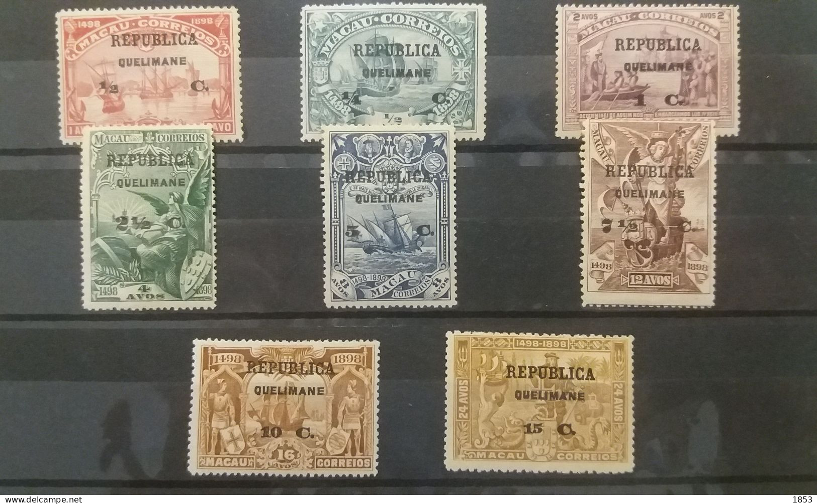 1913 -  4º CENTENARIO DA DESCOBERTA DO CAMINHO MARITIMO PARA INDIA COM SOBRECARGA E SOBRETAXA (MACAU) - Quelimane