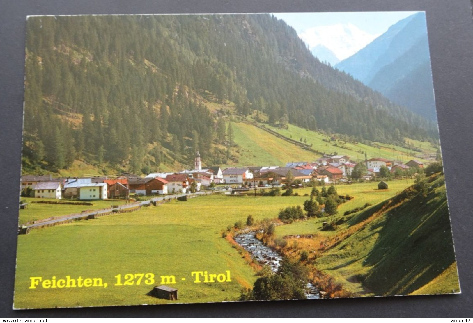 Feichten 1273 M, Kaunertal Mit Weisseespitze 3534 M - Rudolf Mathis, Silvrettaverlag, Landeck - # 3277 - Kaunertal