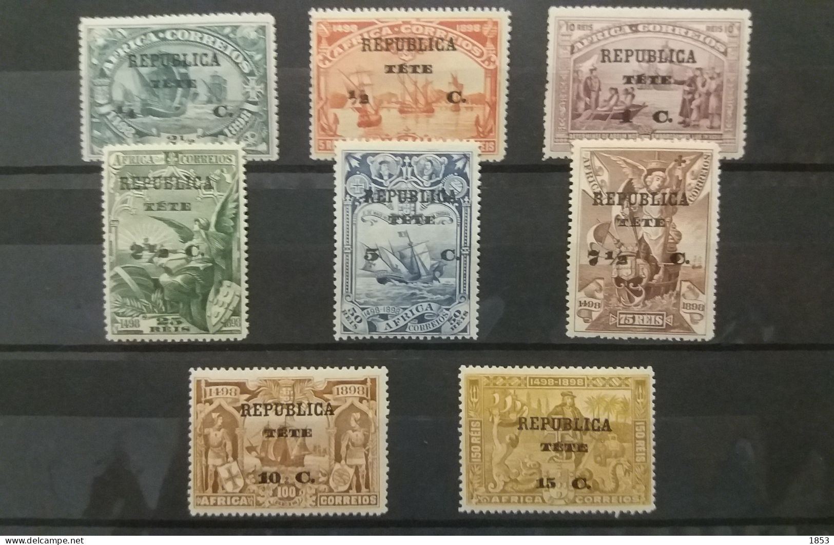 1913 -  4º CENTENARIO DA DESCOBERTA DO CAMINHO MARITIMO PARA INDIA COM SOBRECARGA E SOBRETAXA (AFRICA) - Tete