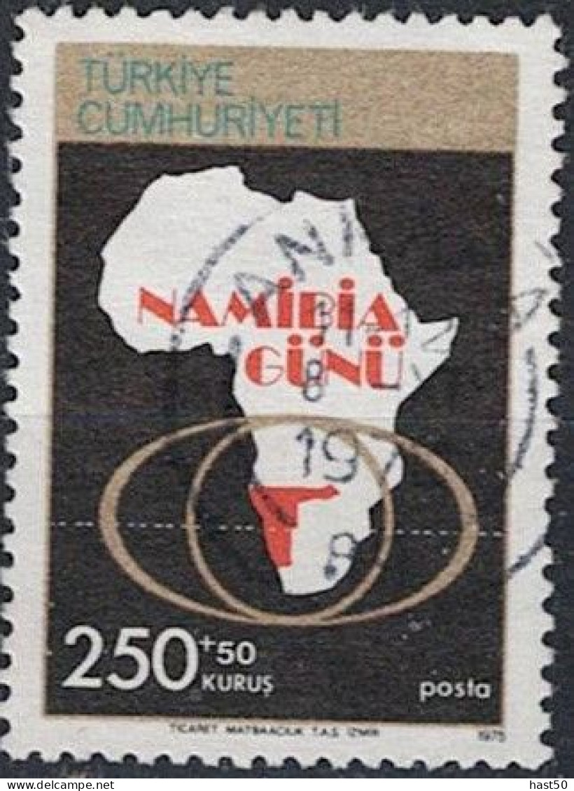 Türkei Turkey Turquie - Tag Für Namibia (MiNr: 2360) 1975 - Gest. Used Obl - Used Stamps