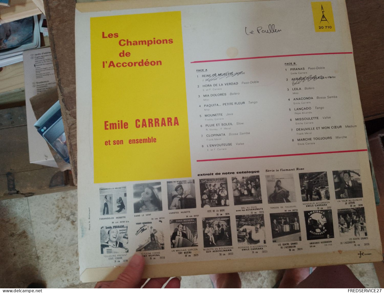 123 //  LES CHAMPIONS DE L'ACCORDEON / EMILE CARRARA - Strumentali