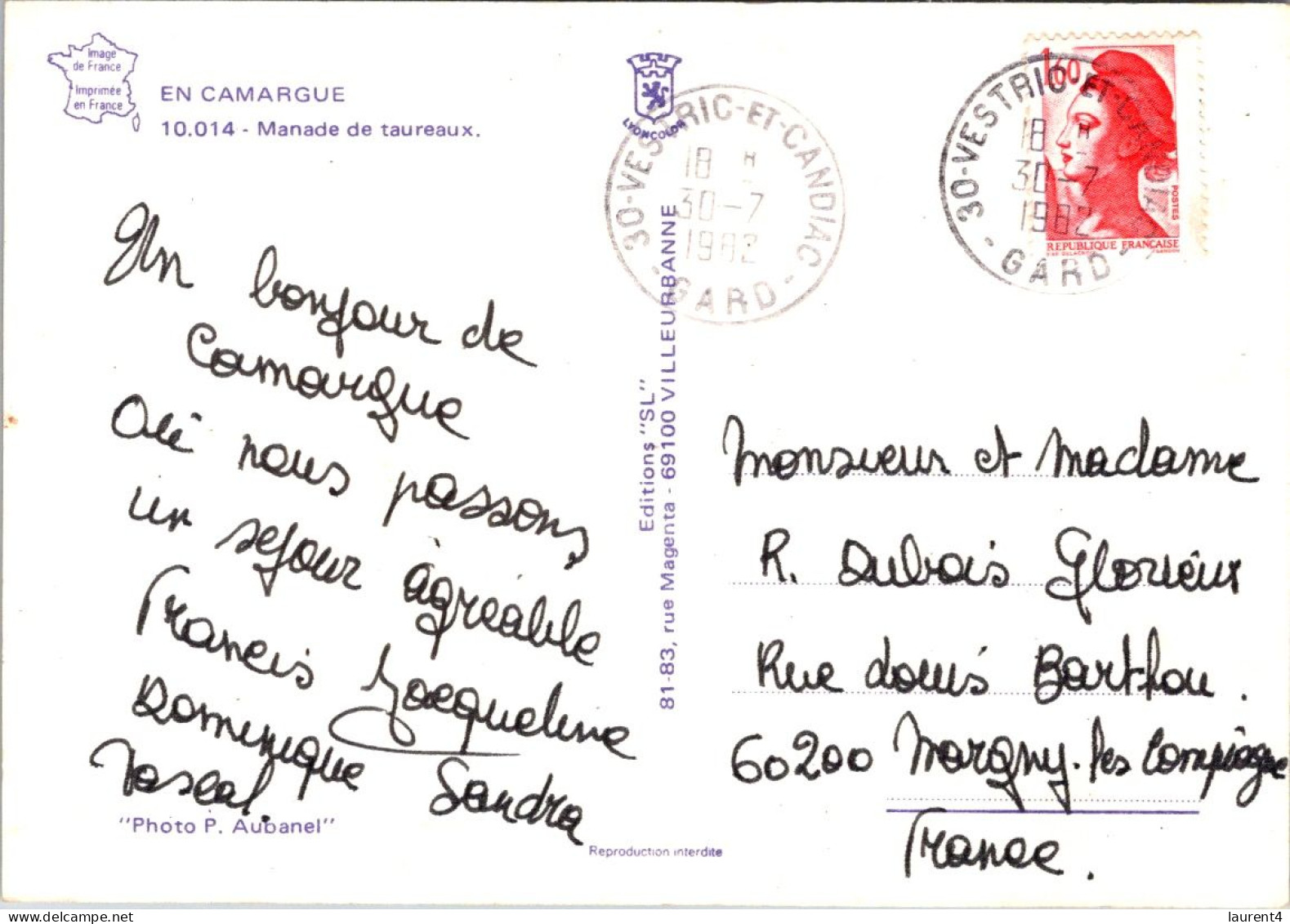 12-7-2023 (1 S 56) France - Taureaux En Camargue - Taureaux