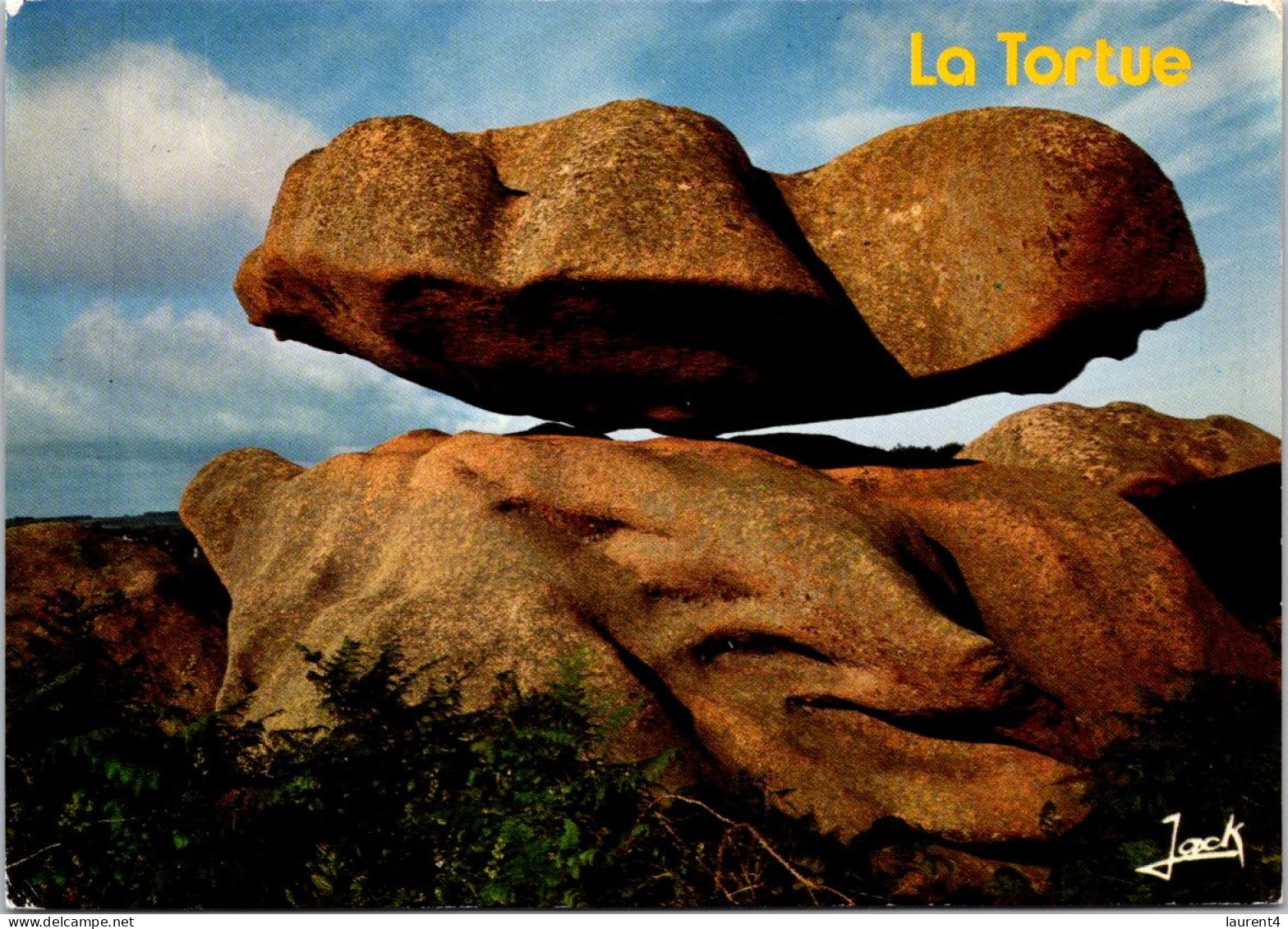 12-7-2023 (1 S 56) France - Ploumanach's Rocher De La Tortue - Turtle Rock - Tortugas