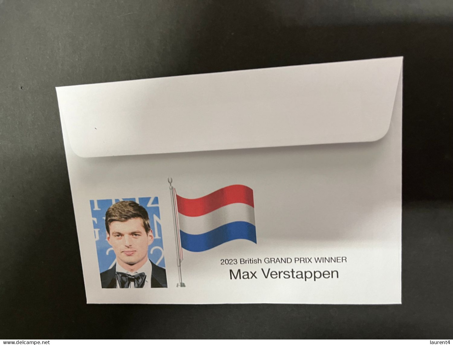 12-7-2023 (1 S 57) Formula One - 2023 British Grand Prix - Winner Max Verstappen (9 July 2023) OZ Stamp - Autres & Non Classés