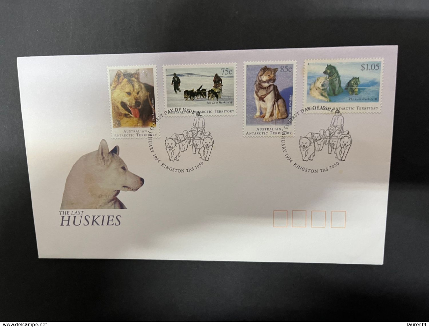 12-7-2023 (1 S 57) Australian FDC - AAT - 1994 - Last Huskies (dogs) - FDC