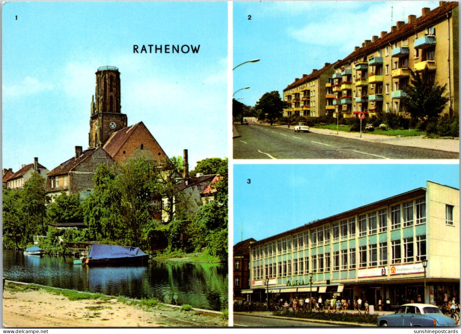 Germany Tahenow Kaufhaus Magnet Leninalles & Havel Am Schleusenweg - Rathenow