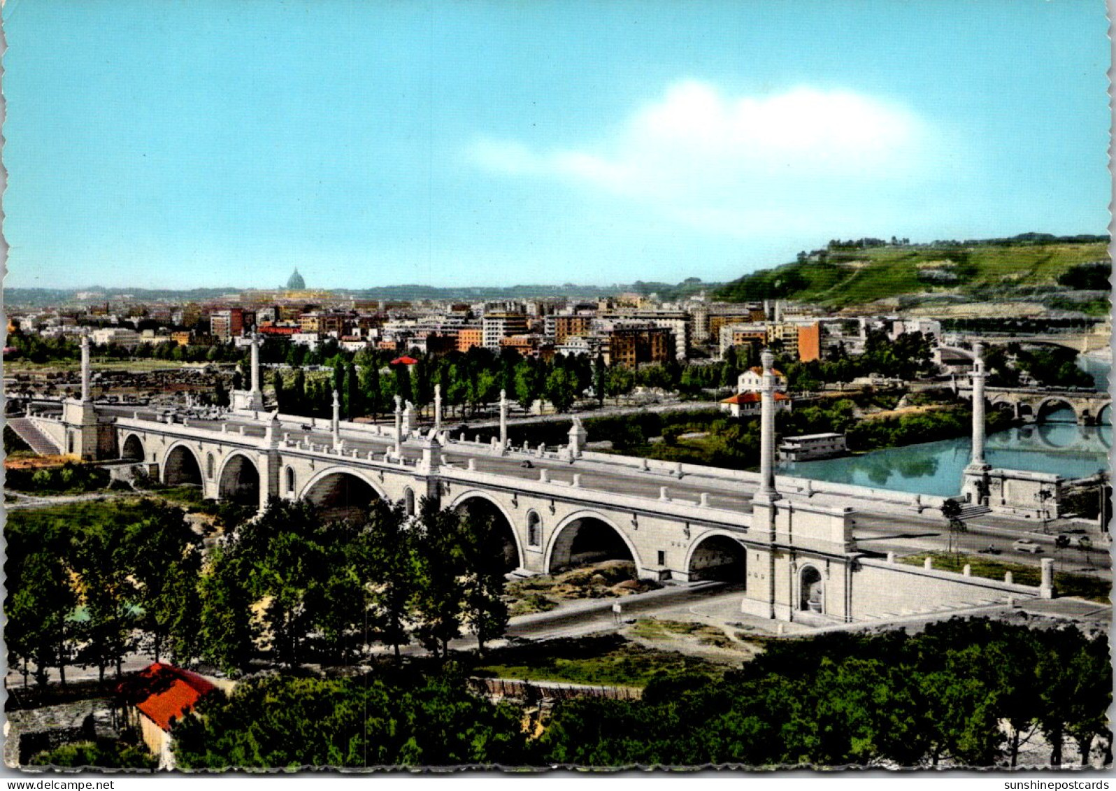 Italy Roma Rome General View Liberty's Bridge - Bruggen