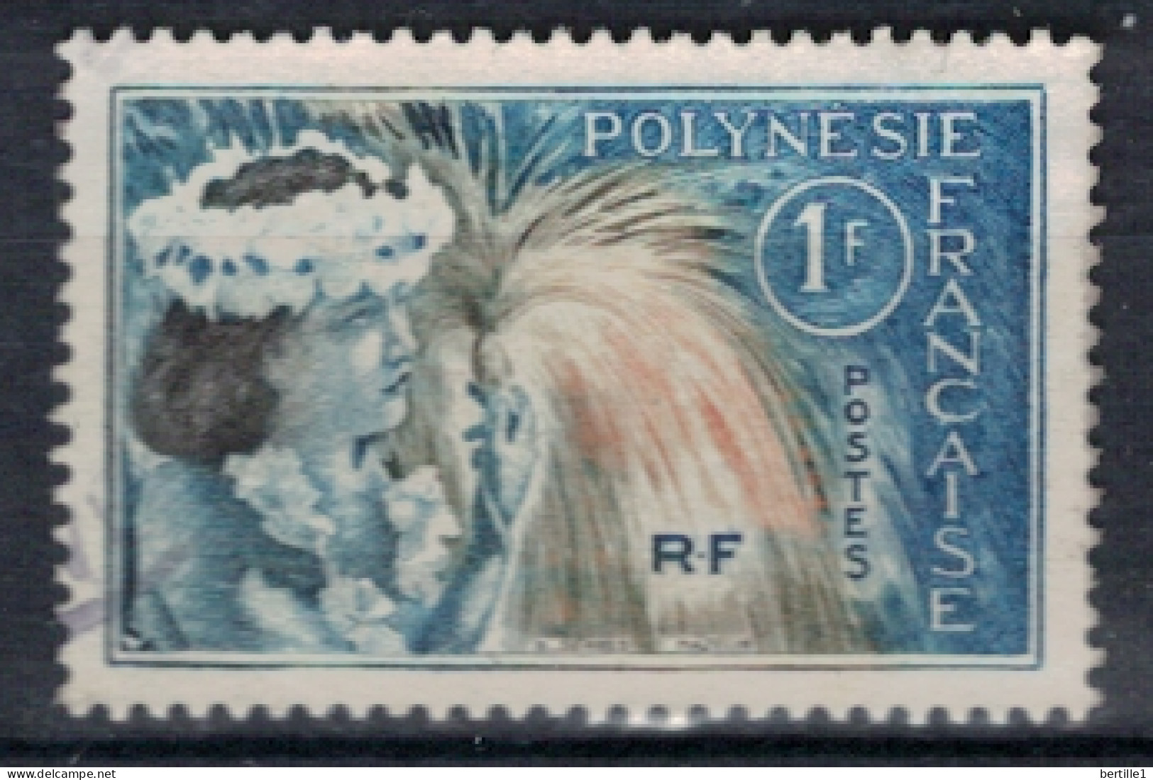 POLYNESIE FRANCAISE             N°  YVERT  27 ( 8 )    OBLITERE    ( OB 11/ 31 ) - Used Stamps