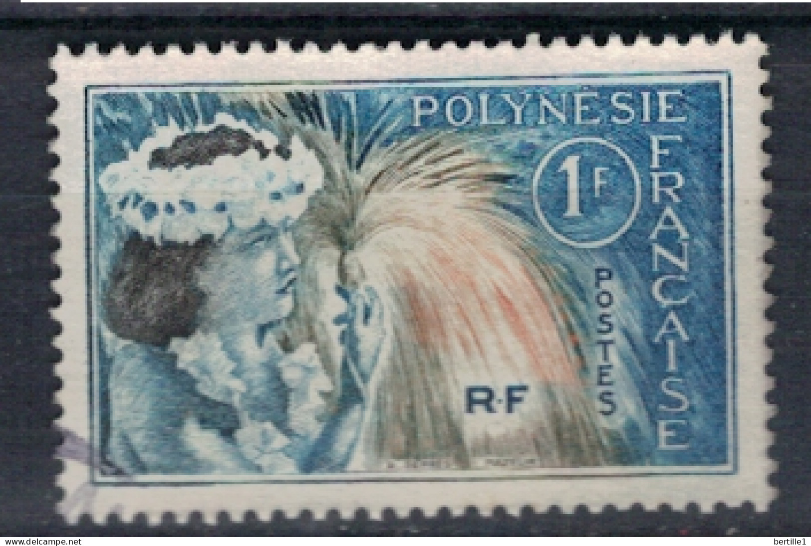 POLYNESIE FRANCAISE             N°  YVERT  27 ( 9 )    OBLITERE    ( OB 11/ 31 ) - Used Stamps