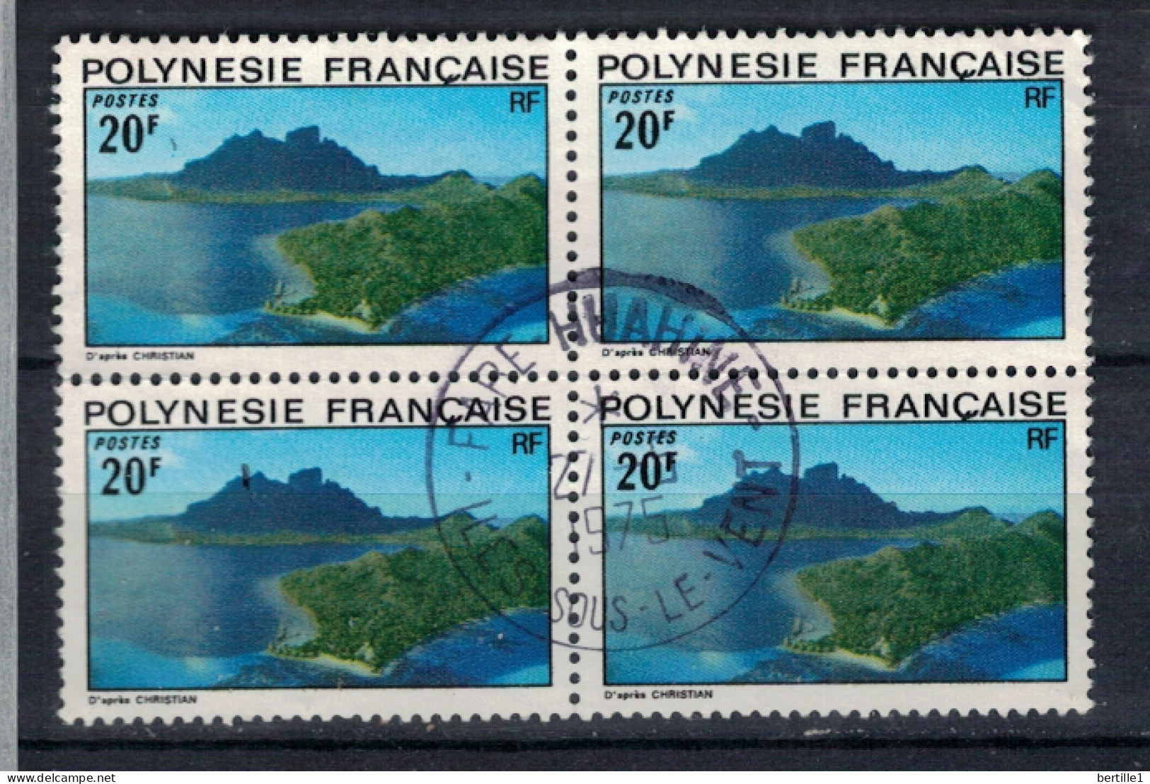 POLYNESIE FRANCAISE             N°  YVERT  102 X 4  OBLITERE    ( OB 11/ 32 ) - Gebraucht