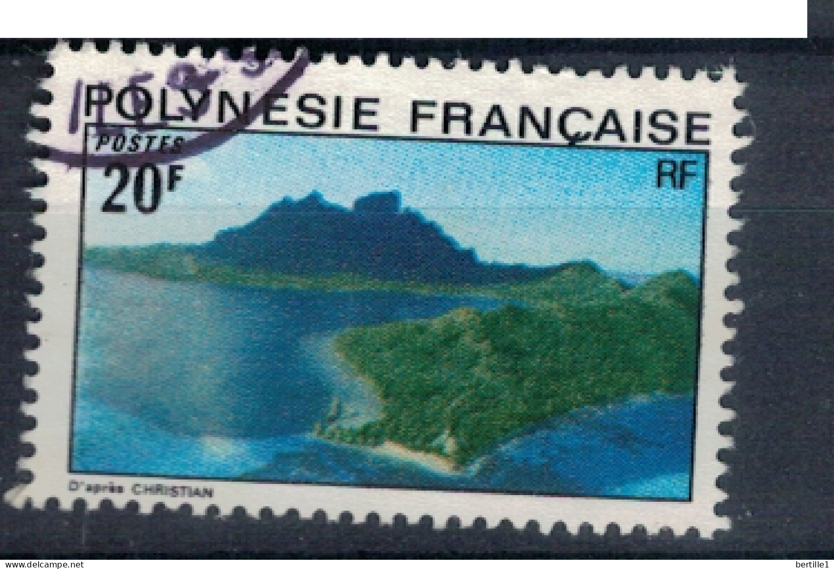 POLYNESIE FRANCAISE             N°  YVERT  102  ( 10 )  OBLITERE    ( OB 11/ 32 ) - Gebruikt