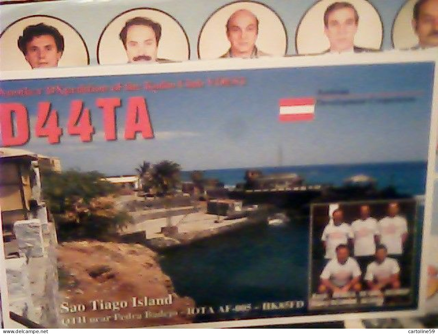 CAPO VERDE  SAO TIAGO ISLAND  QSL 2002  JL686 - Cap Vert