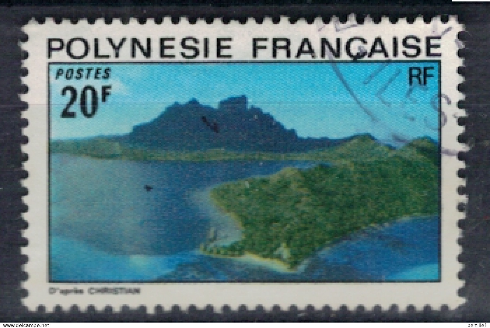 POLYNESIE FRANCAISE             N°  YVERT  102  ( 12 )  OBLITERE    ( OB 11/ 32 ) - Gebruikt