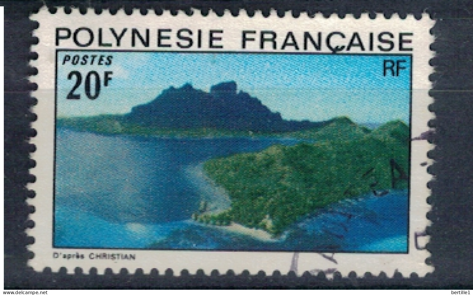 POLYNESIE FRANCAISE             N°  YVERT  102  ( 14 )  OBLITERE    ( OB 11/ 32 ) - Used Stamps