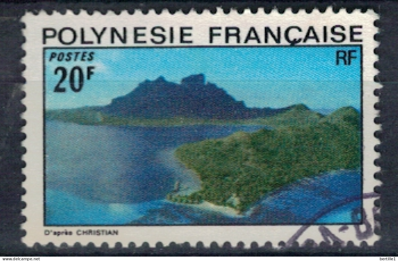 POLYNESIE FRANCAISE             N°  YVERT  102  ( 15 )  OBLITERE    ( OB 11/ 32 ) - Gebraucht