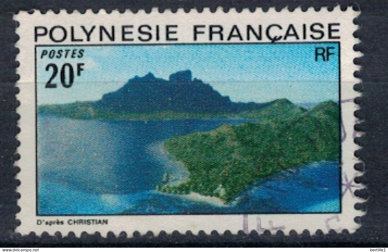 POLYNESIE FRANCAISE             N°  YVERT  102  ( 17 )  OBLITERE    ( OB 11/ 32 ) - Oblitérés