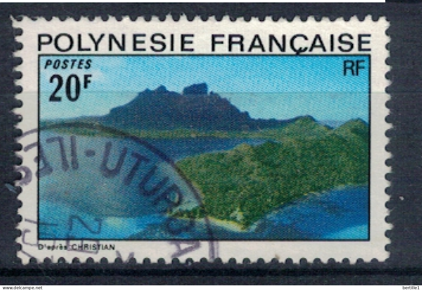 POLYNESIE FRANCAISE             N°  YVERT  102  ( 18 )  OBLITERE    ( OB 11/ 32 ) - Used Stamps
