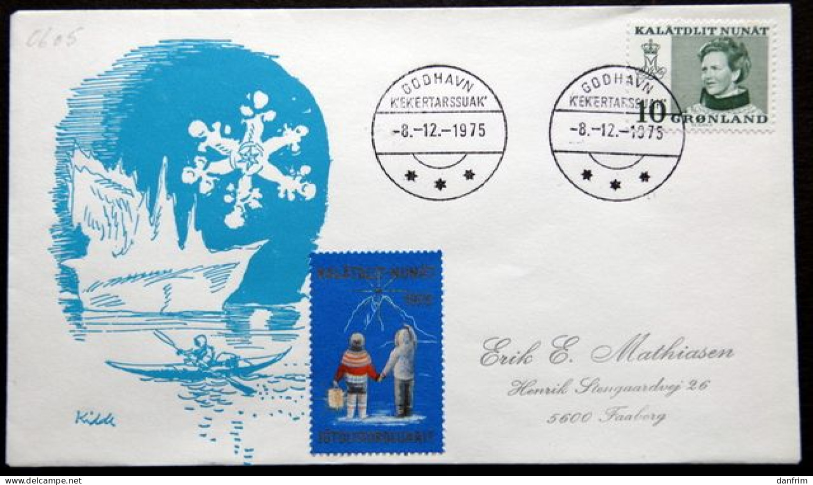 Greenland 1975  GODHAVN  8-12-75  ( Lot 6042  ) - Covers & Documents