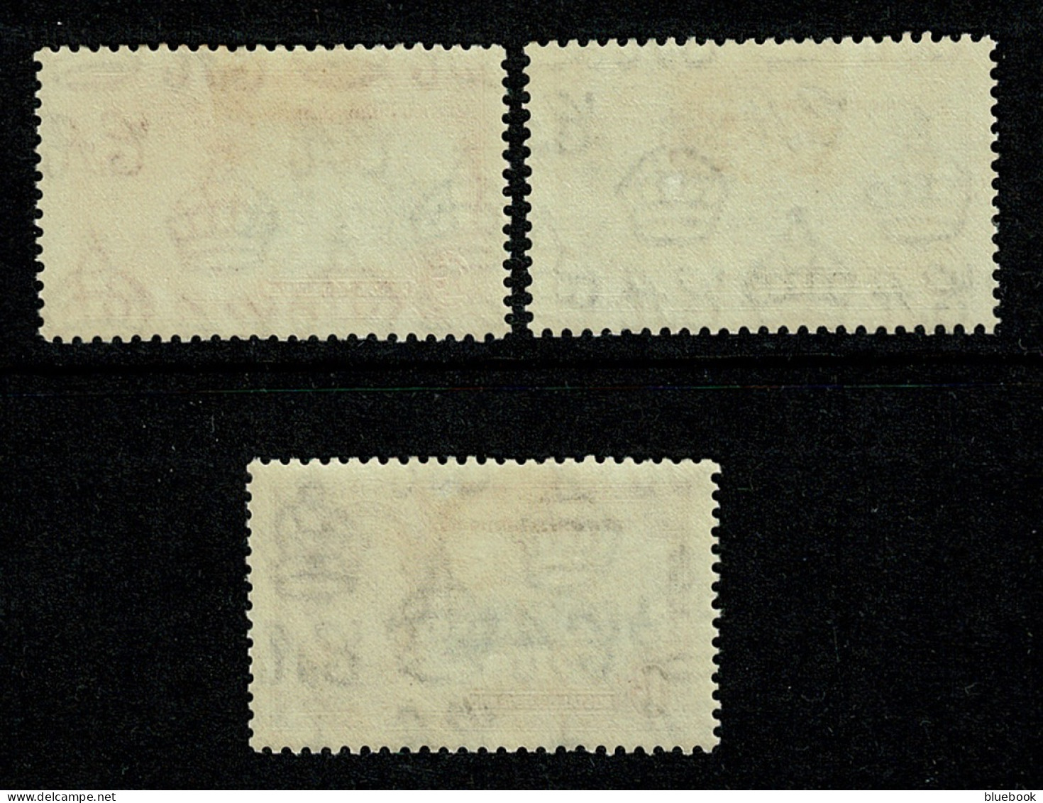 Ref 1621 - Leeward Islands 1935 KGV Silver Jubilee (3) SG 88. 89 & 91 - Lightly Mounted Stamps - Leeward  Islands