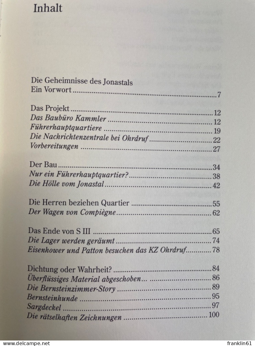 Rätsel Jonastal : Die Geschichte Des Letzten Führerhauptquartiers. - 5. Guerres Mondiales