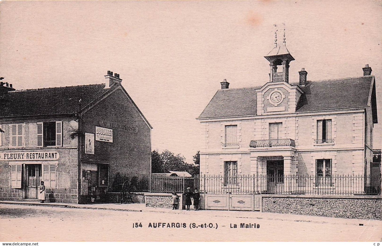 Auffargis - La Mairie  - Fleury - Restaurant - CPA °J - Auffargis