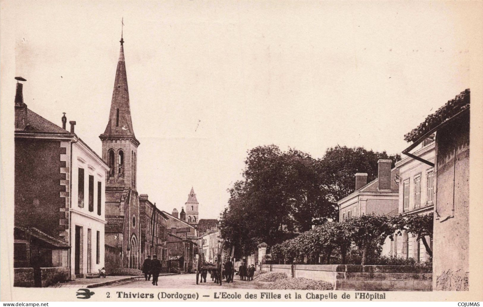 24 - THIVIERS - S19795 - L'Ecole Des Filles Et La Chapelle De L'Hôpital - Thiviers