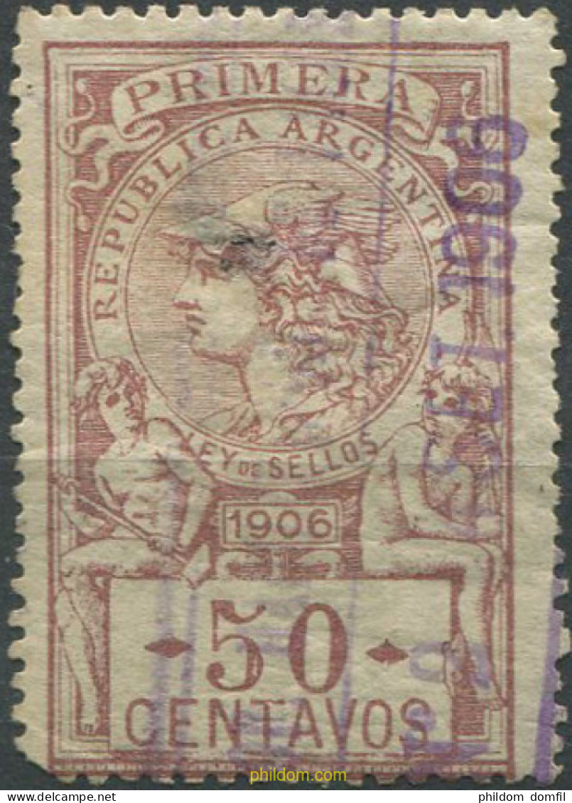 709144 MNH ARGENTINA 1906 LEY DEL SELLO - Neufs