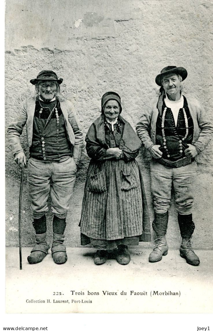 Cpa Le Faouet ,les Anciens - Faouët