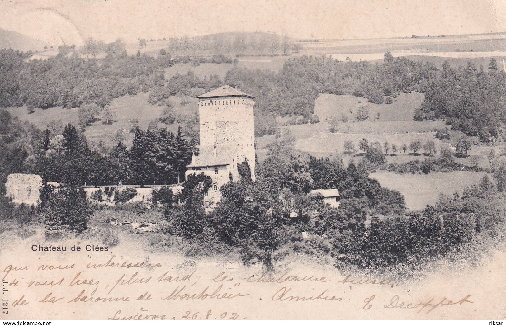 SUISSE(CHATEAU DE CLEES) - Les Clées