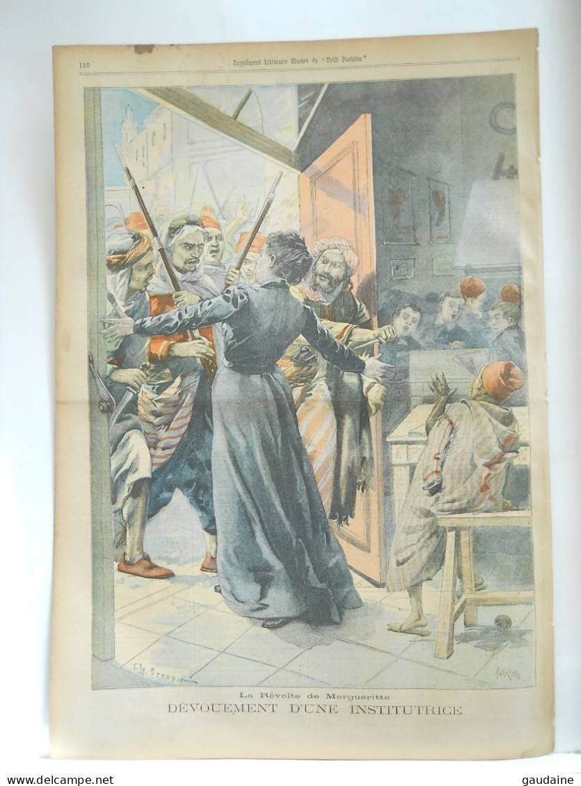 LE PETIT PARISIEN N°641 - 19 MAI 1901 - SOLDATS FOUDROYES PAR UN ORAGE - ALGERIE, REVOLTE DE MARGUERITTE - INSTITUTRICE - Le Petit Parisien