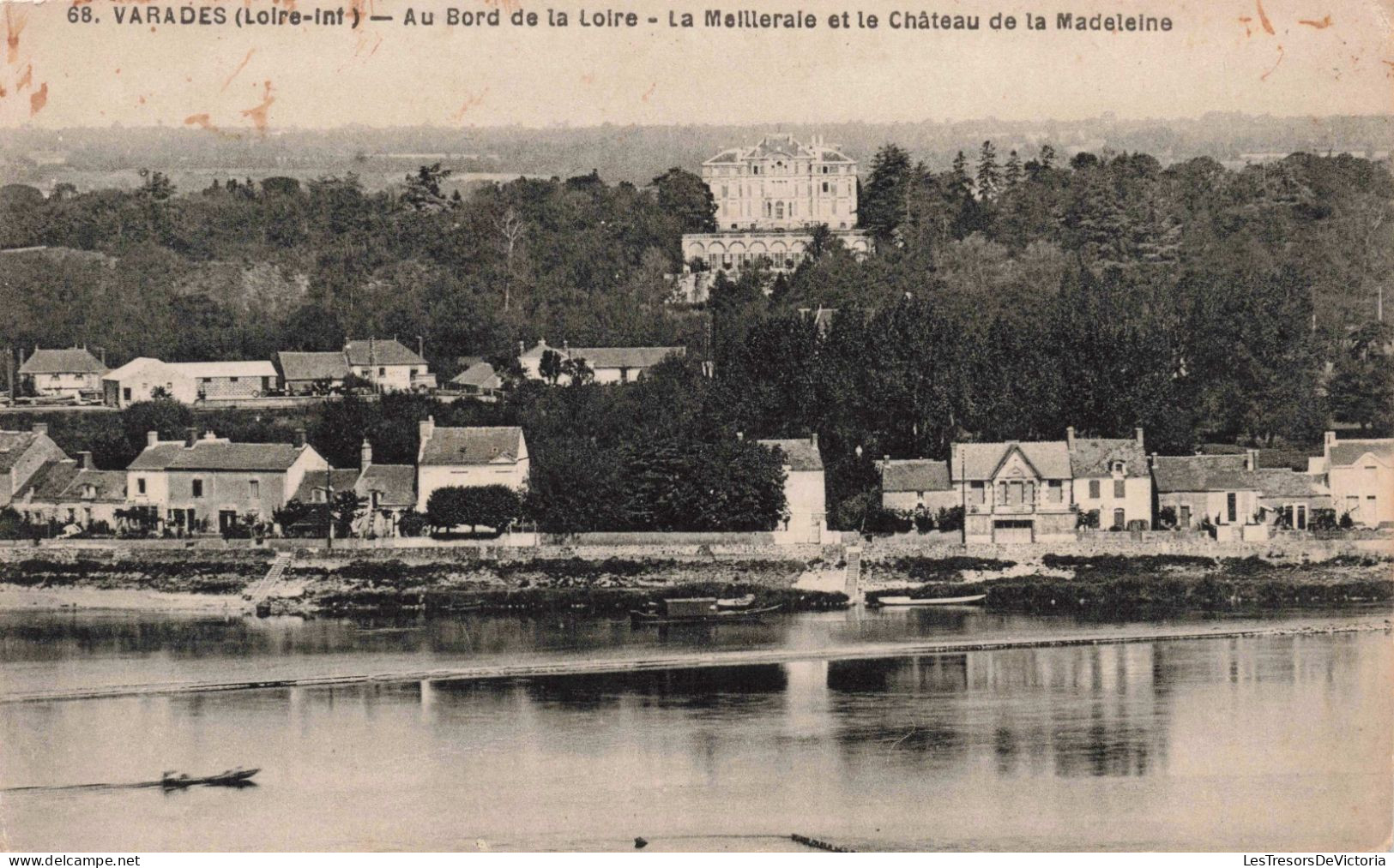 FRANCE - Varades (Loire-in) - Au Bord De La Loire - La Meilleraie Et Le Château De La Madeleine - Carte Postale Ancienne - Varades