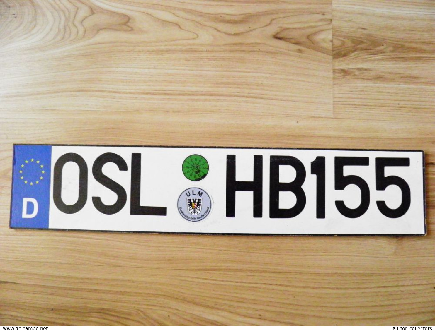 Number Plates License Plates Germany ULM EU - Plaques D'immatriculation