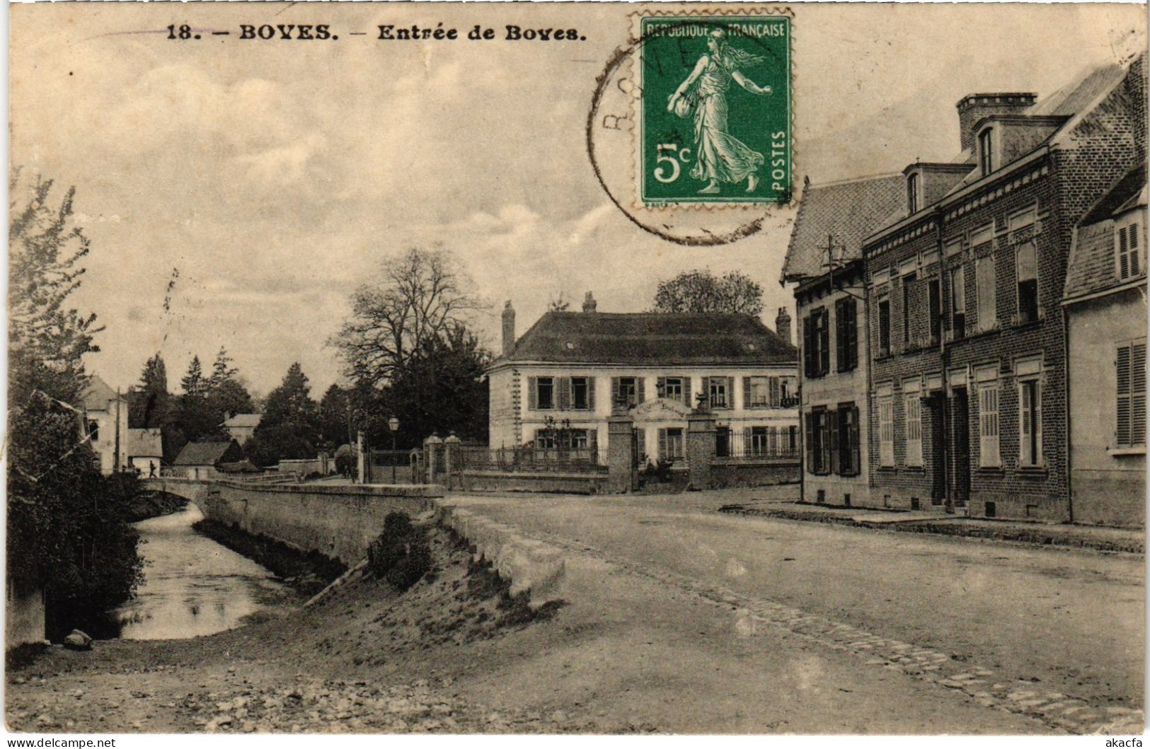 CPA Boves Entrée De Boves (1276050) - Boves