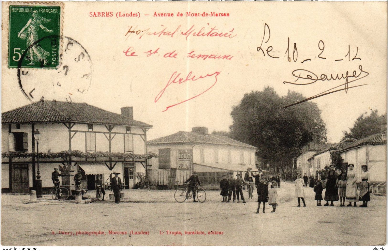 CPA Sabres Avenue De Mont-de-Marsan (1275248) - Sabres
