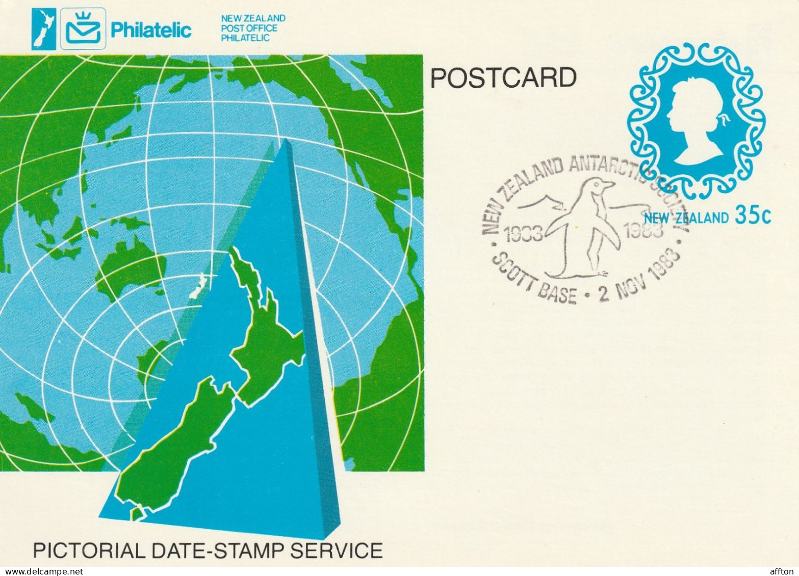 New Zealand Card Cancel - Postal Stationery