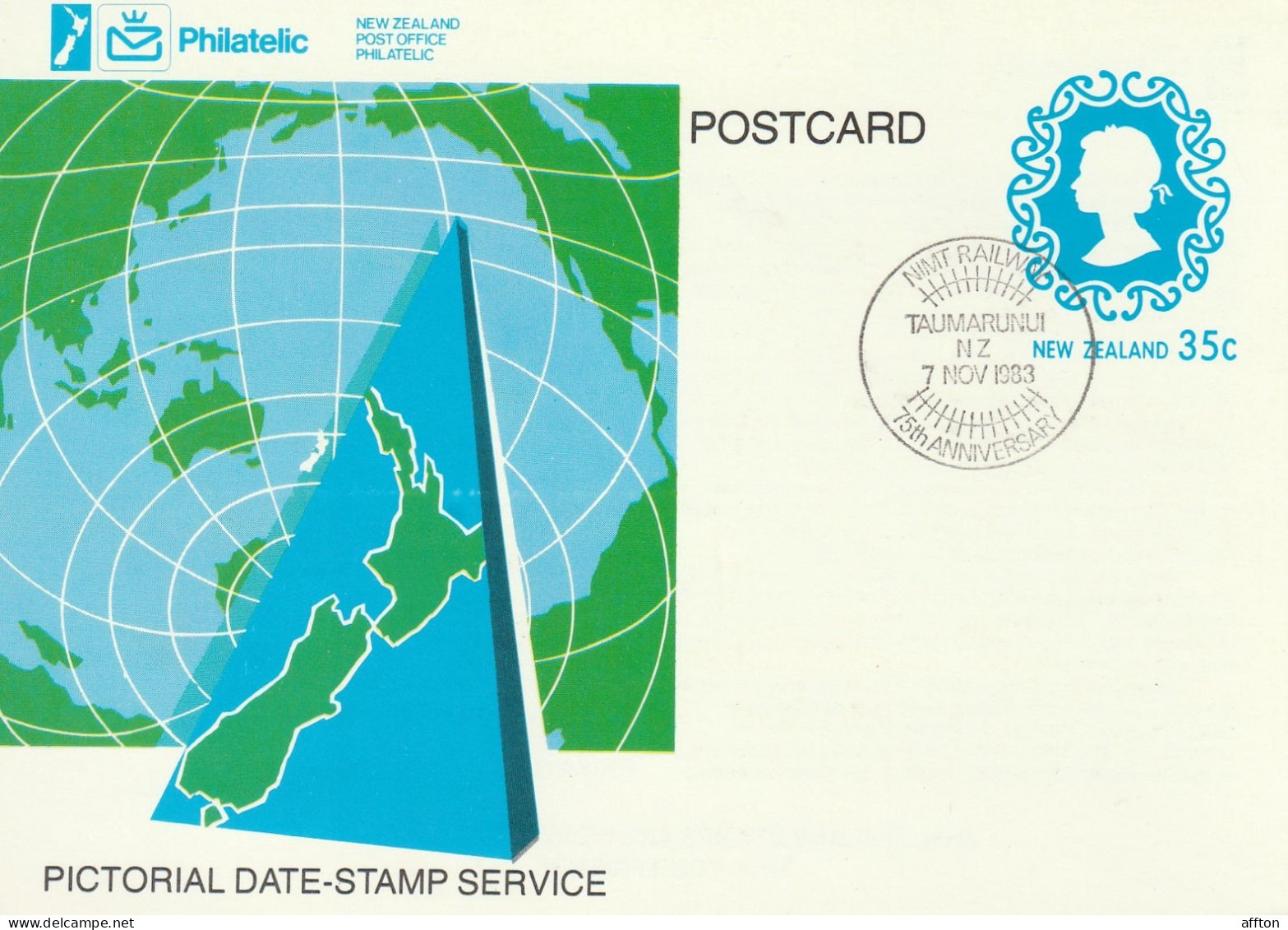 New Zealand Card Cancel - Postal Stationery