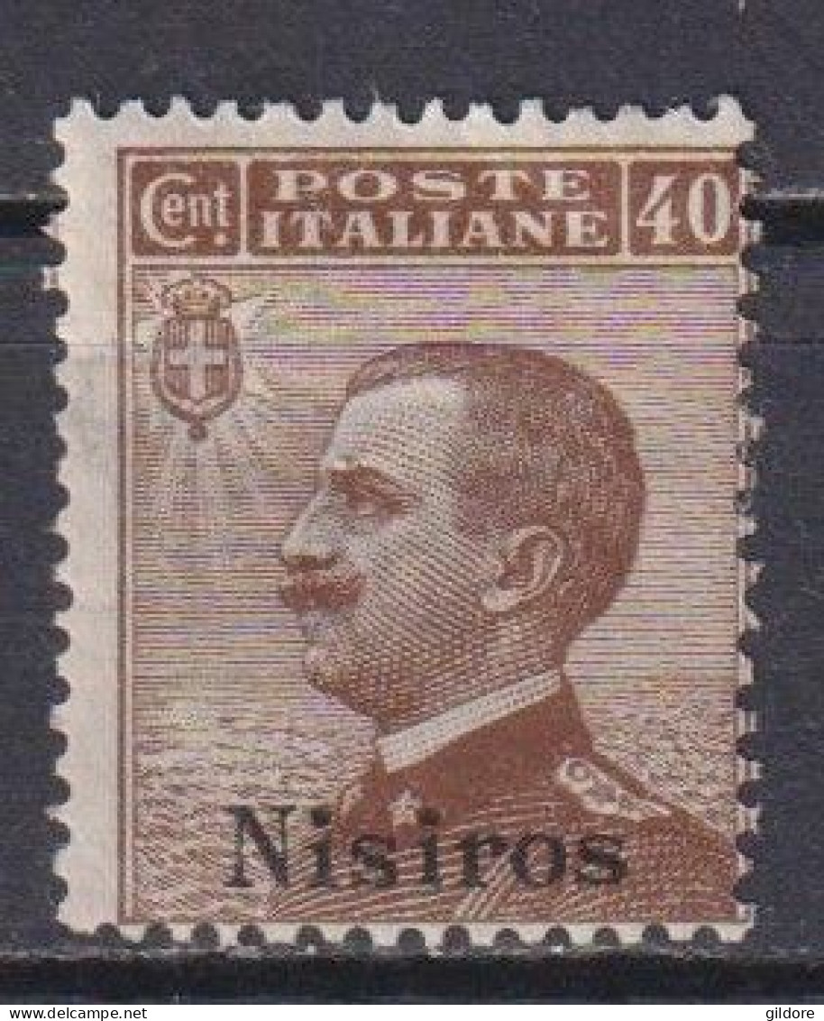 ITALIA REGNO 1912 EGEO Nisiro  Cent 40 MH - Egée (Nisiro)