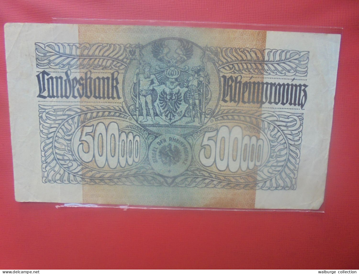 DÜSSELDORF 500.000 MARK 1923 - Collections