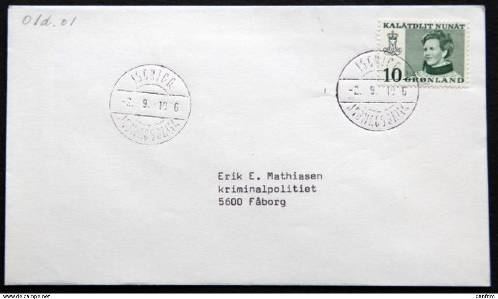 Greenland 1976 ISORTOQ 2-9-1976 ANGMAGSSALIK ( Lot 2211  ) - Storia Postale