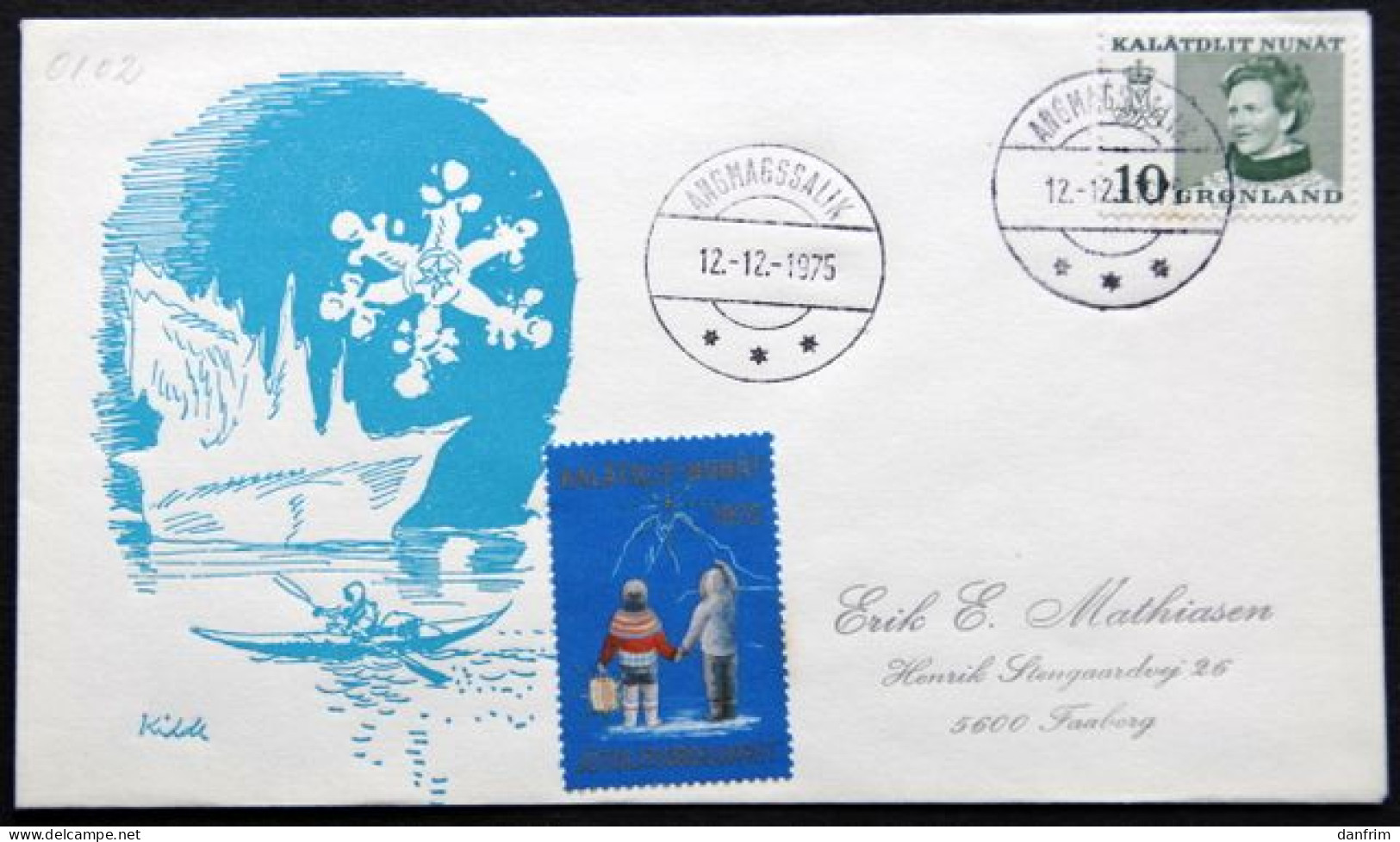 Greenland 1975 ANGMAGSSALIK ( Lot 2211  ) - Storia Postale