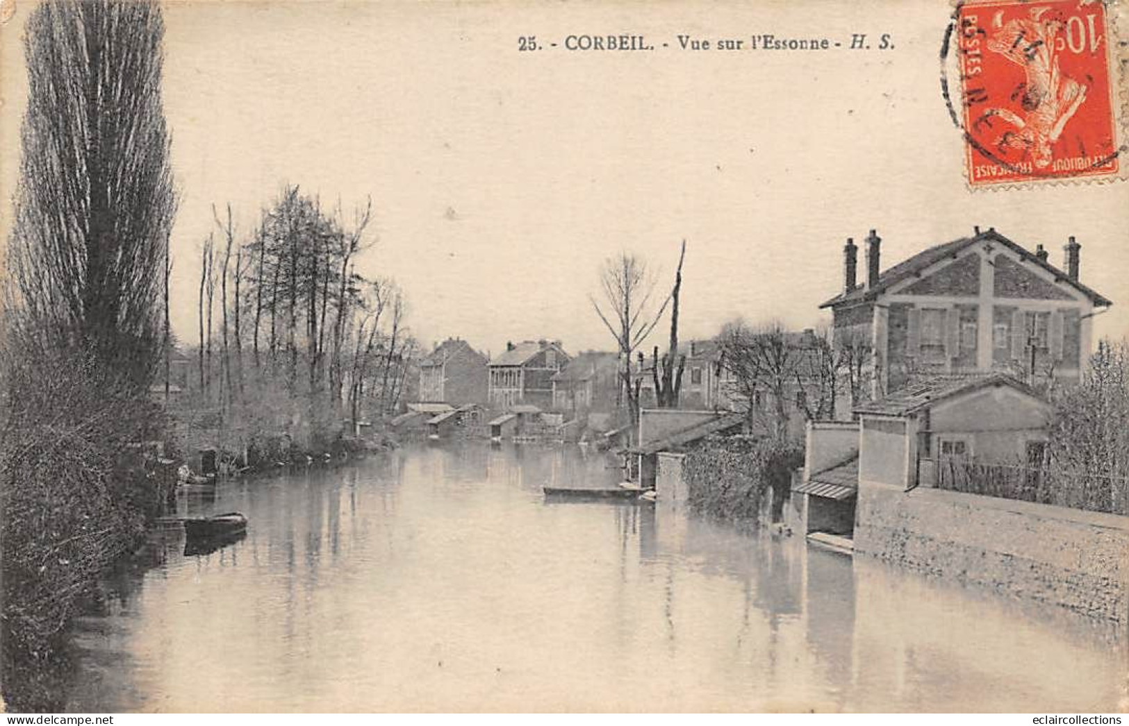 Corbeil Essonnes        91         Vue De L'Essonne  N° 25      (voir Scan) - Corbeil Essonnes