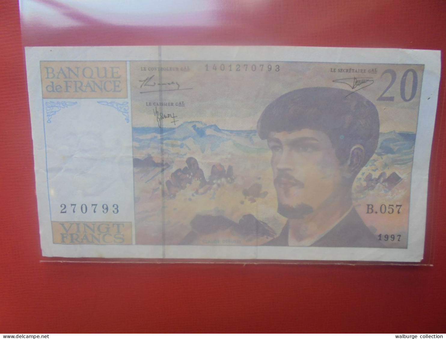 FRANCE 20 FRANCS 1997 Circuler - 20 F 1980-1997 ''Debussy''