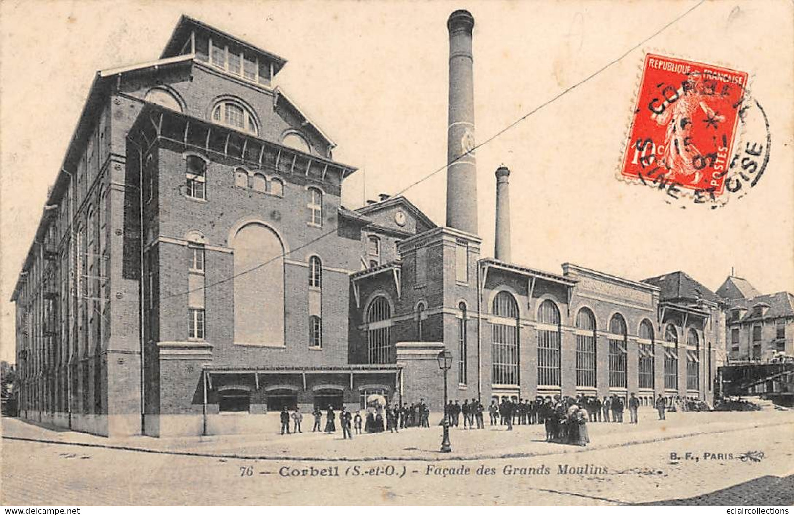 Corbeil Essonnes        91           Façade Des Grands Moulins           (voir Scan) - Corbeil Essonnes