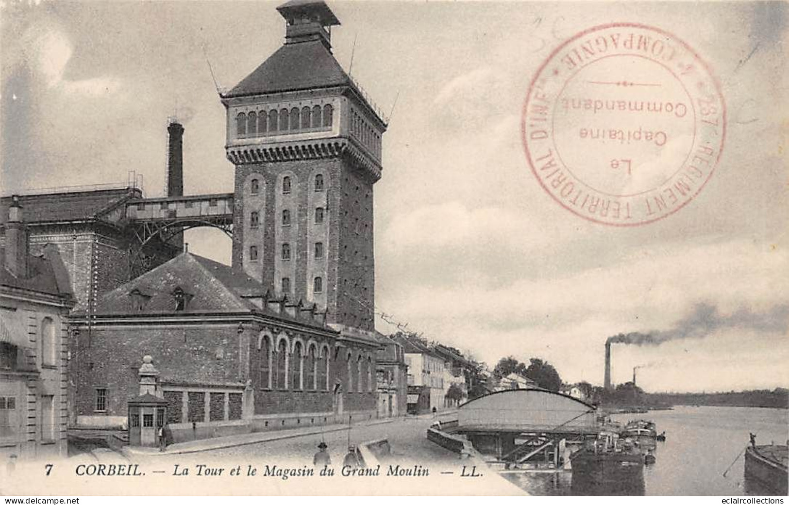 Corbeil Essonnes        91         La Tour Et Le Magasin  Du Grand Moulin    N° 7  . (voir Scan) - Corbeil Essonnes