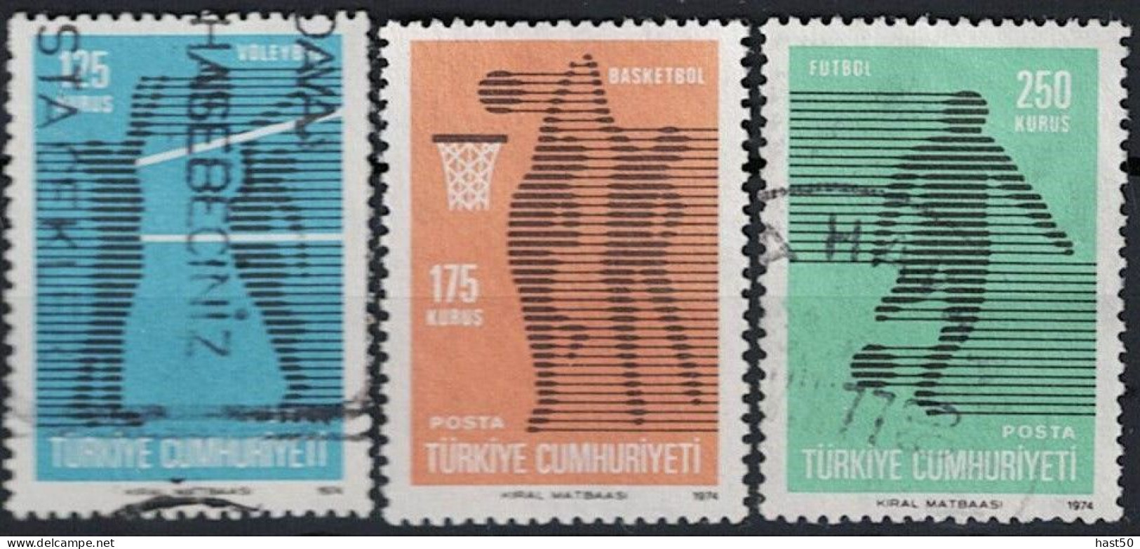 Türkei Turkey Turquie - Sport (MiNr: 2344/6) 1974 - Gest. Used Obl - Used Stamps